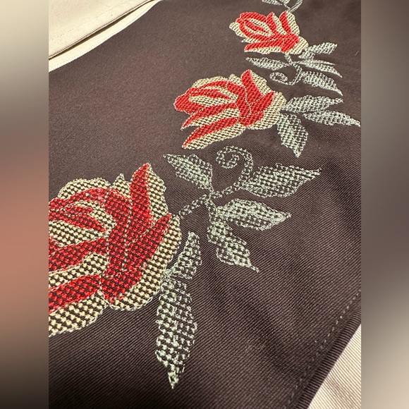 Roper vintage western shirt with embroidery and pearl snaps size Large - Picture 4 of 6